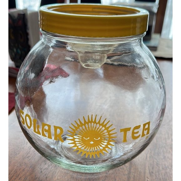 Kitchen | Vintage 7s Ball Glass Shaped Tea Jar Solar Sun Tea 1 Gallon ...